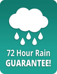 72 hour rain guarantee.